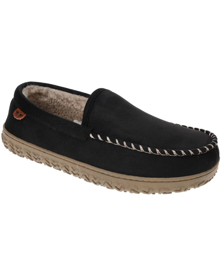 (image for) Novel Rugged Microsuede Moccasin Slippers